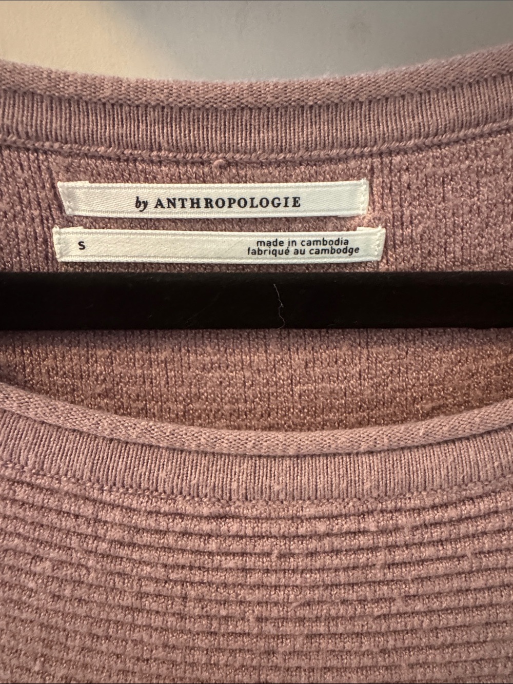 Anthropologie Women's Dusty Rose Sweater Dress Size Small